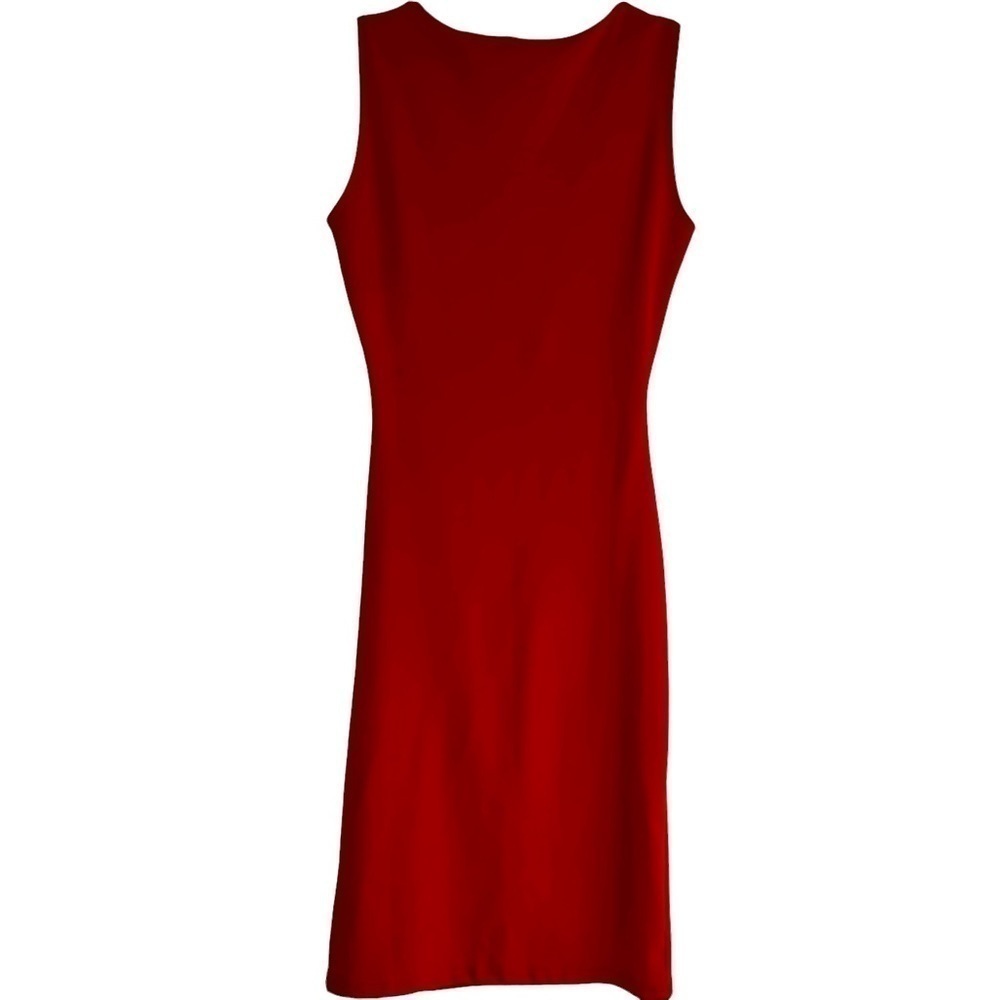 Red-Hot Revenge Dress Sleeveless Midi, SIze Medium - Picture 6 of 9